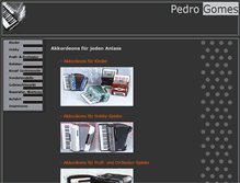 Tablet Screenshot of pedrogomes.de